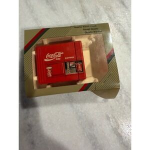 Vintage Coca-Cola Siemens Quartz Travel Alarm Clock Red Made in‎ Germany Boxed